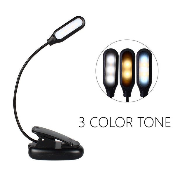 Book Reading Mini Clip Lamp AAA Battery Carousel 1