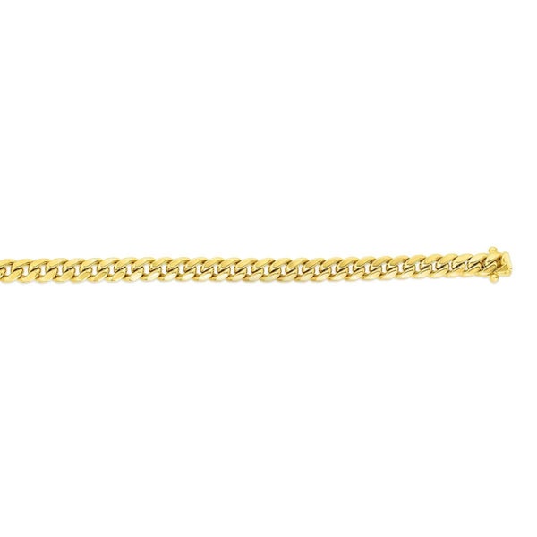 14k Yellow Real Gold Miami Cuban Link Chain Necklace, 6mm, 22 Carousel 2