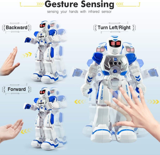 Smart RC Robot Toy, Talking & Dancing Remote Control Robot for Kids - Style B Carousel 2