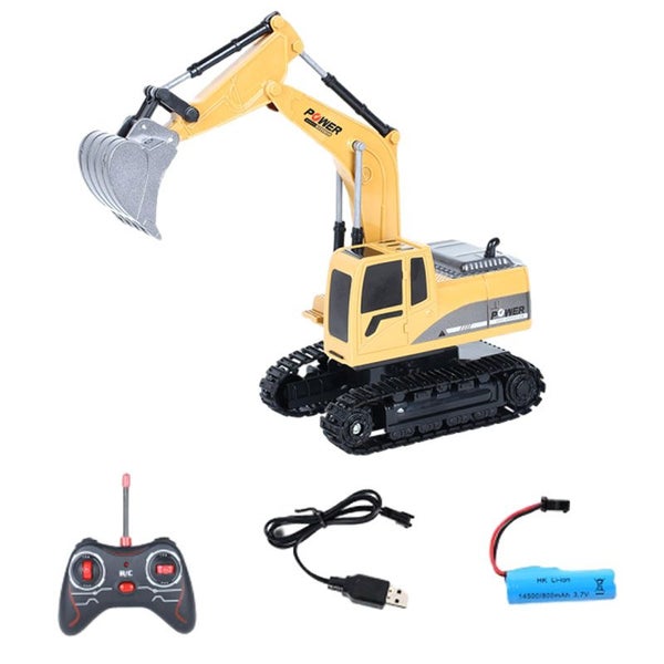 Remote Control Excavator Digger Construction RC Truck Vehicle Toys Carousel 1