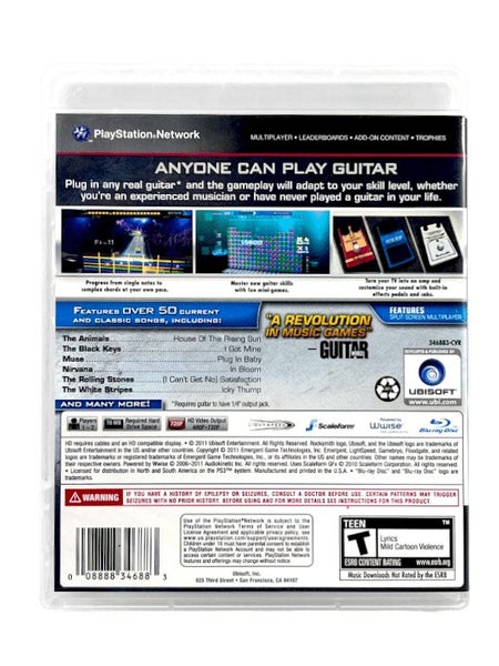 Rocksmith: Authentic Guitar Games (PS3 ALTERNATE PRINT) *MINT COMPLETE* Carousel 2