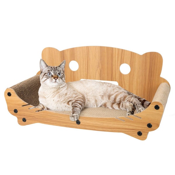 Pawz Cat Kitten Claw Scratching Board Post Scratcher Corrugated Cardboard Toy Carousel 1