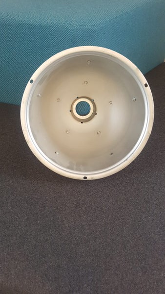 Brushed Stainless steel lampshade only Carousel 1
