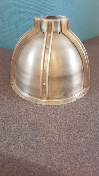 Brushed Stainless steel lampshade only Carousel 2