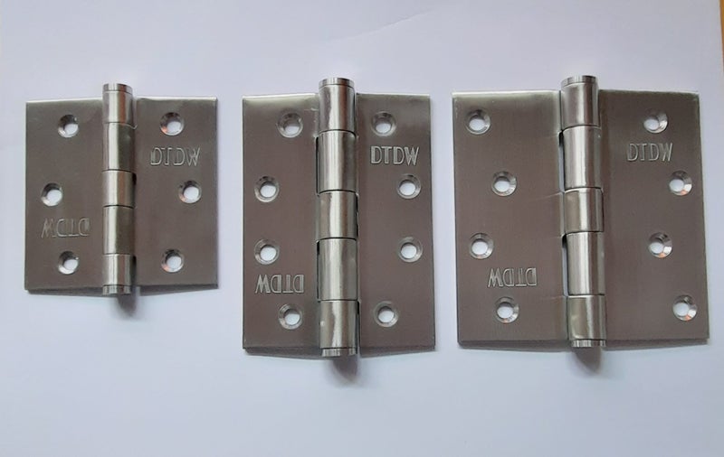 Stainless Steel Heavy Duty Hinges 100x100x3mm Carousel 7