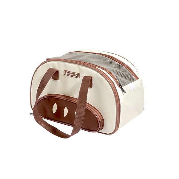 Elosung Large Capacity Cat Carrier Bag Soft Sided Pet Travel Tote With Top Zippe Carousel 1