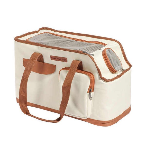 Elosung Toast Large Capacity Cat Carrier Bag Soft Sided Pet Travel Tote With Top Carousel 1