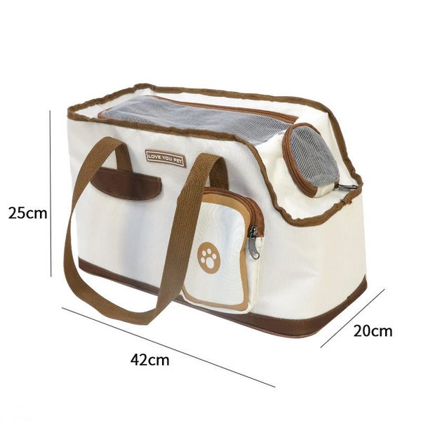 Elosung Toast Large Capacity Cat Carrier Bag Soft Sided Pet Travel Tote With Top Carousel 2
