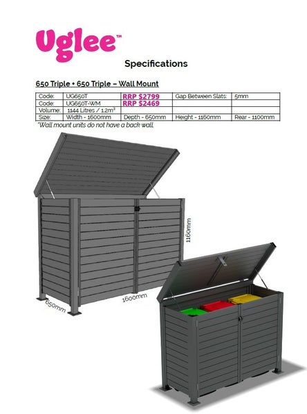 Outdoor Storage Wheelie Bin Heat Pump Cover Wood Bike Tool Shed Carousel 20