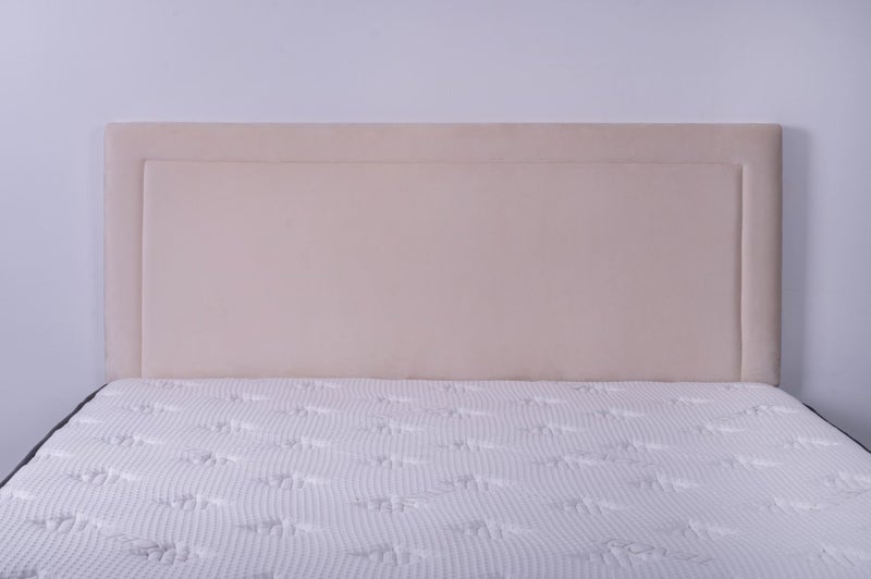 Jessamine Headboard Beige Velvet King62863231199106111