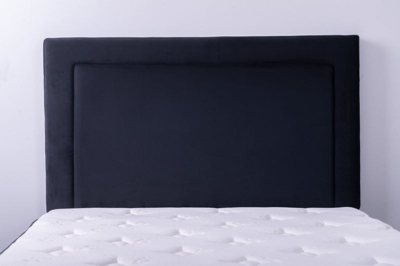 Jessamine Headboard Black Velvet Double62931724873986111