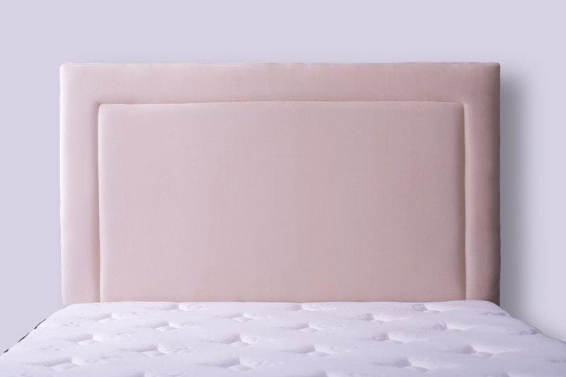 Jessamine Headboard Beige Velvet Double62863852509442111
