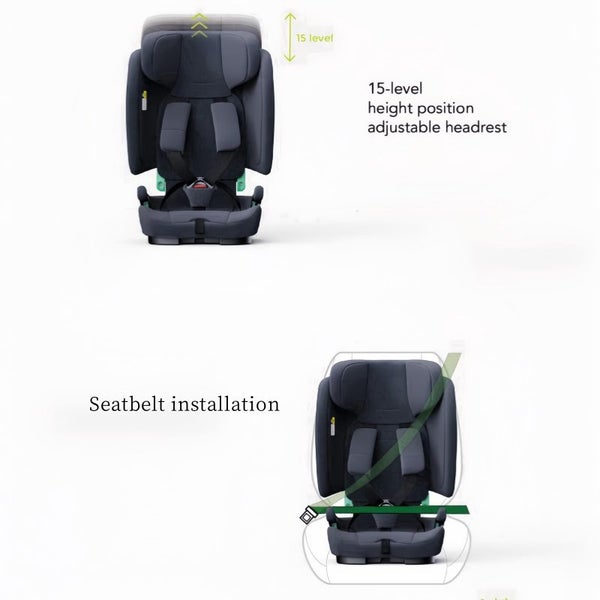 Baby Brightness SecureFit Portable booster car seat Dark Blue IN STOCK Carousel 11