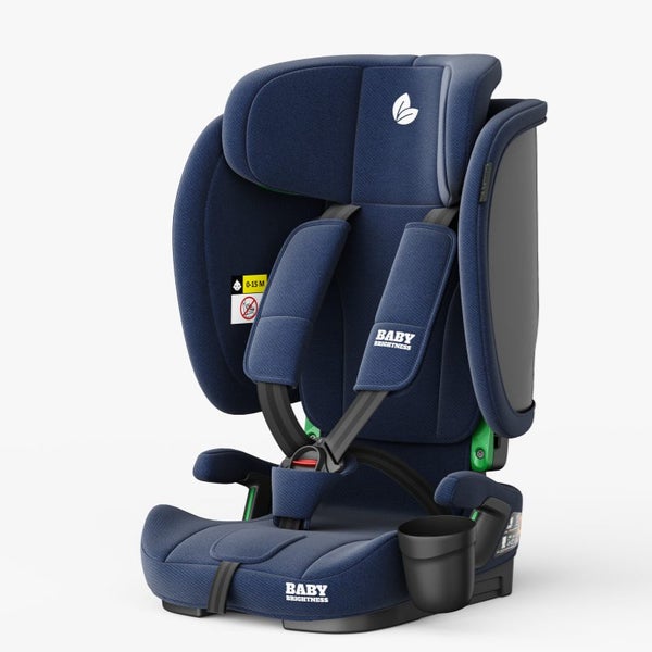 Baby Brightness SecureFit Portable booster car seat Dark Blue IN STOCK Carousel 1