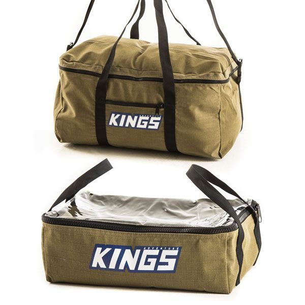Adventure Kings Clear Top Canvas Bag Storage + Heavy Duty Tough Travel Bag 4WD Carousel 1