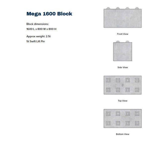 1.6m MEGA Interlocking Concrete Blocks Carousel 2