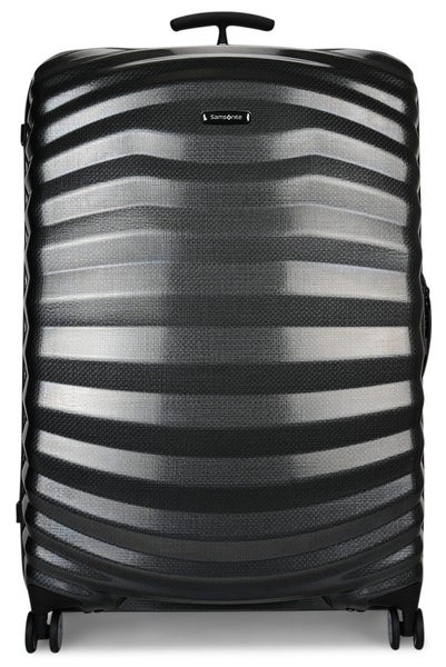 Samsonite Lite-Shock Sport 81cm CURV Checked Suitcase Black Carousel 2