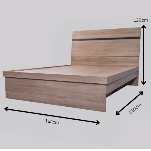 'Byron' Light Oak Bed frame with Storage Queen62863231041665112