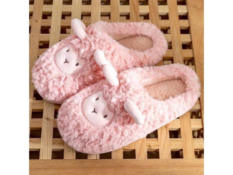 New Autumn Winter Women Men Slippers Bottom Soft Insole Home Shoes Thick Carousel 1