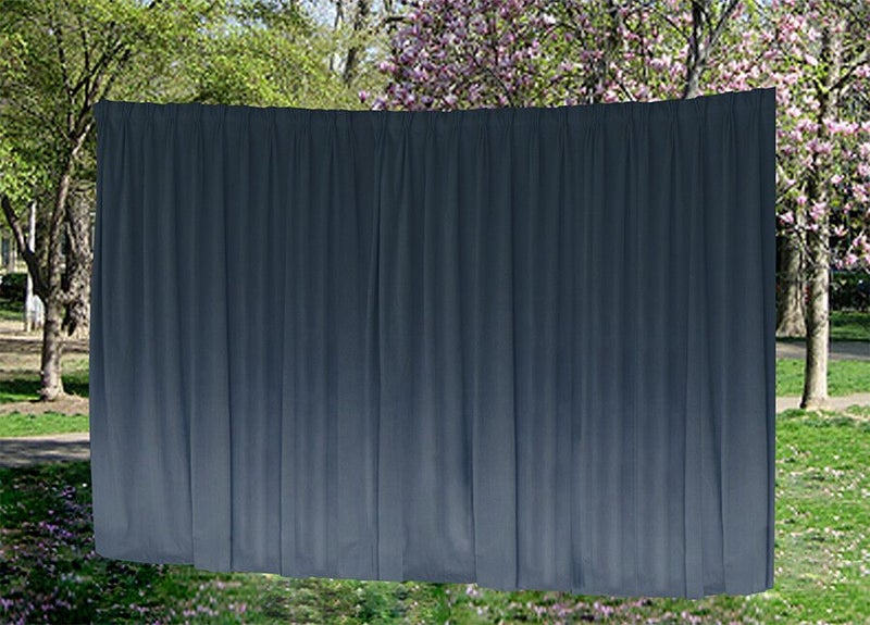 Large Thick Velvet Blockout Curtains 540x 230cm PINCH PLEAT+30 Hooks-Grey-blue Carousel 2