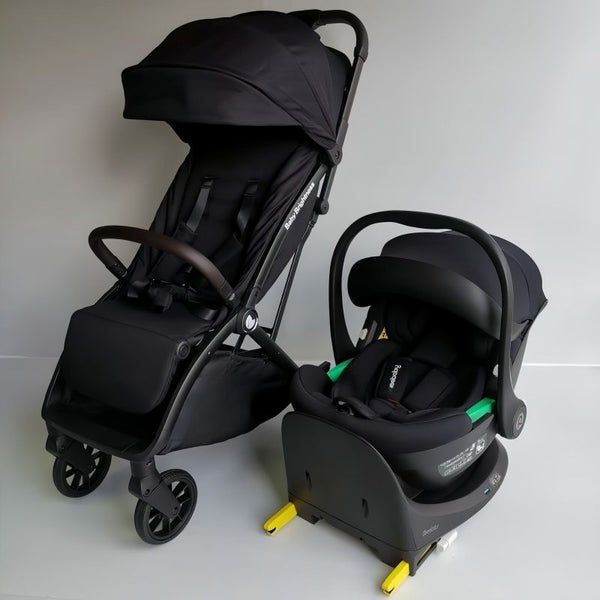 FlexGo Auto Folding lightweight compact pram & infant capsule & ISOFIX base Carousel 2