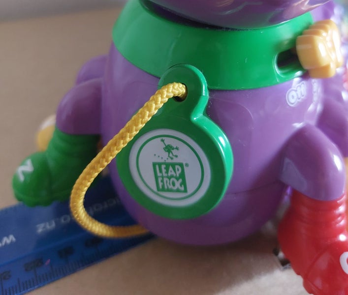 Leap Frog Alphabet Pal Pull Along Purple Talking Musical Caterpillar 2001 Works Carousel 4