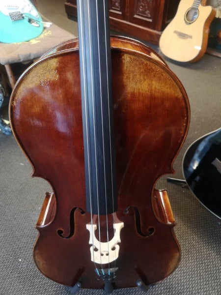 Antique 4/4 Handmade Solid Top Cello Made in New Zealand with Jargar Strings Carousel 2