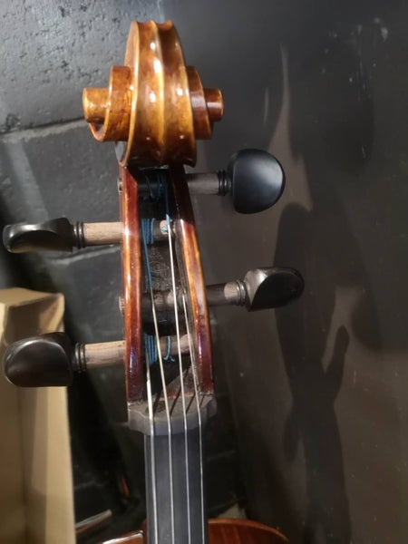 Antique 4/4 Handmade Solid Top Cello Made in New Zealand with Jargar Strings Carousel 10