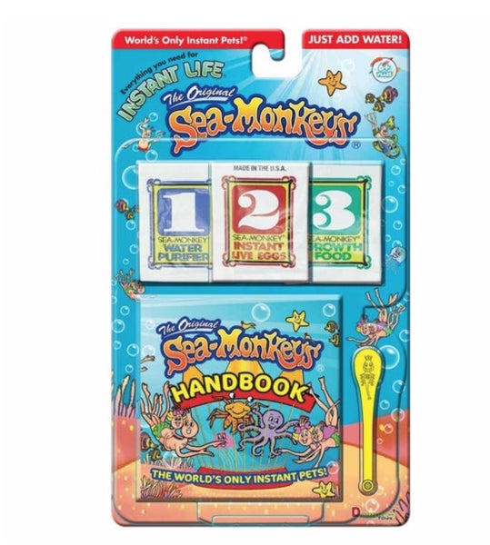 Amazing Live Sea-Monkeys Instant Life Pk Ocean Zoo Eggs Playset *BRAND NEW* Carousel 2