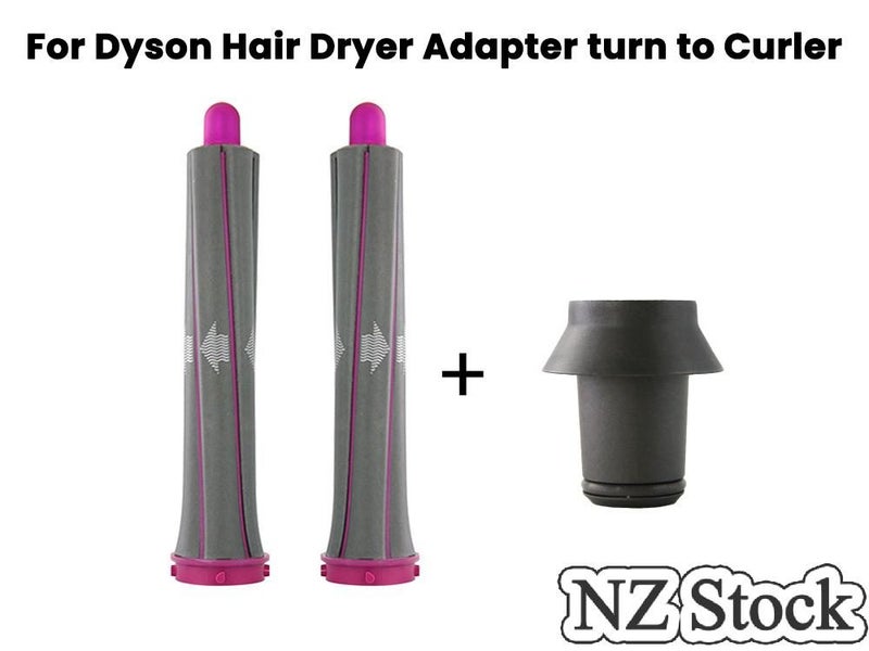2PCS Long Hair Curling Barrels for Dyson Hair Dryer Carousel 2