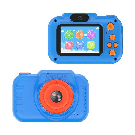 Kids Selfie Camera Christmas Birthday Gifts for Kids with 32GB SD Card Blue Carousel 1