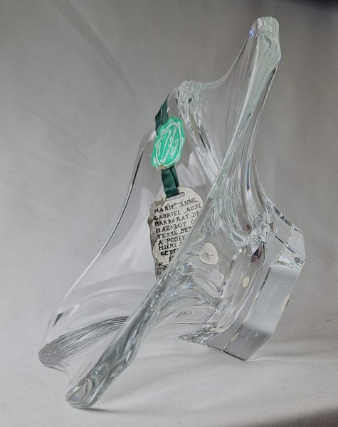 +++ EXQUISITE FRENCH "VANNES LE CHATEL " CRYSTAL CENTERPIECE BOWL +++ Carousel 2