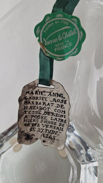 +++ EXQUISITE FRENCH "VANNES LE CHATEL " CRYSTAL CENTERPIECE BOWL +++ Carousel 16