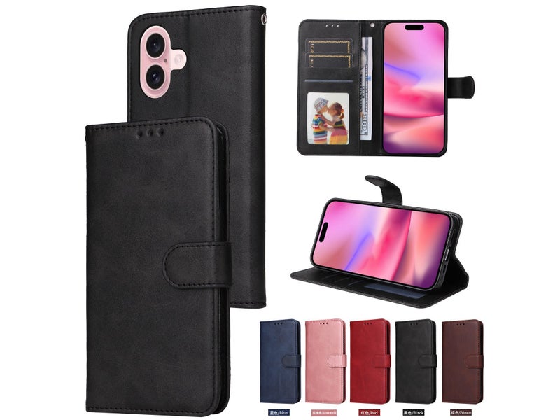 1x Shockproof wallet Cover for iPhone 16 Carousel 1