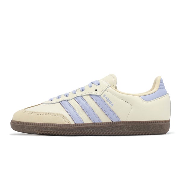 adidas Originals Samba OG W Cream White Violet Tone Beige Women Casual JI2678 Carousel 1