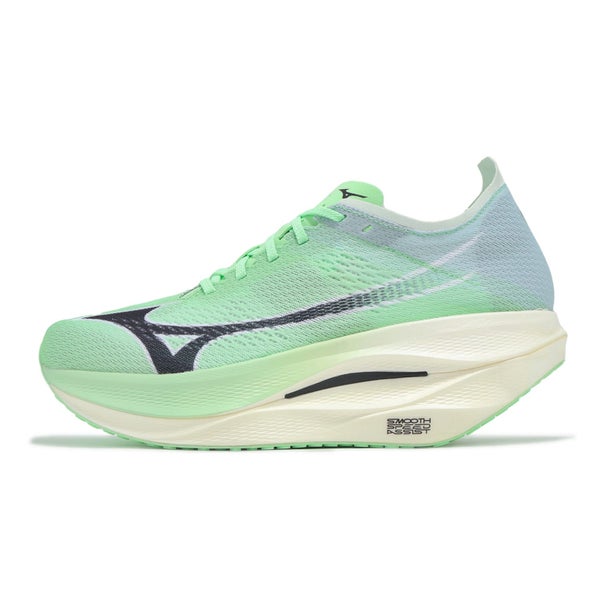 Mizuno Wave Rebellion PRO 3 Green Black Men Unisex Racing Running U1GD2530-01 Carousel 1
