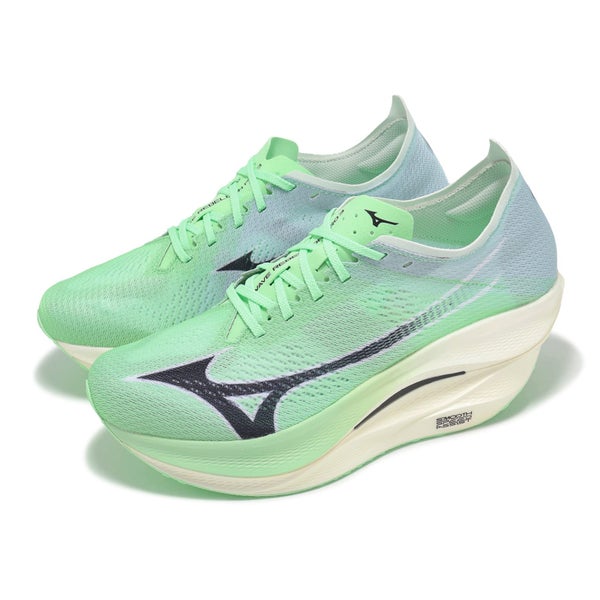 Mizuno Wave Rebellion PRO 3 Green Black Men Unisex Racing Running U1GD2530-01 Carousel 16