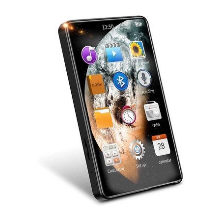 16G MP3 Player with Bluetooth 4.0 HD Full Touch Screen Music Player Black Carousel 1
