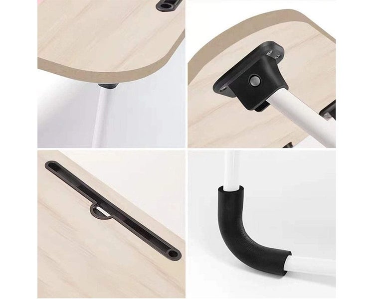 KUMLA Folding Laptop Table with Trays (Maple) Carousel 2