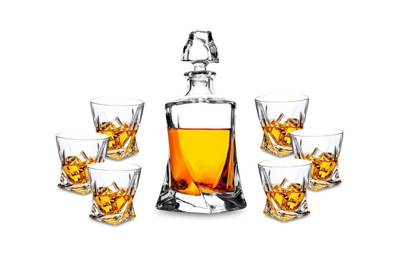 M13684 Whisky Decanter Set with 6 Glasses629700698511391123