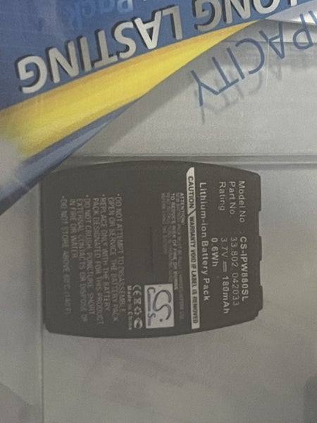 Cameron Sino Cs Ipw880Sl 180Mah Replacement Battery For Ipn Carousel 1