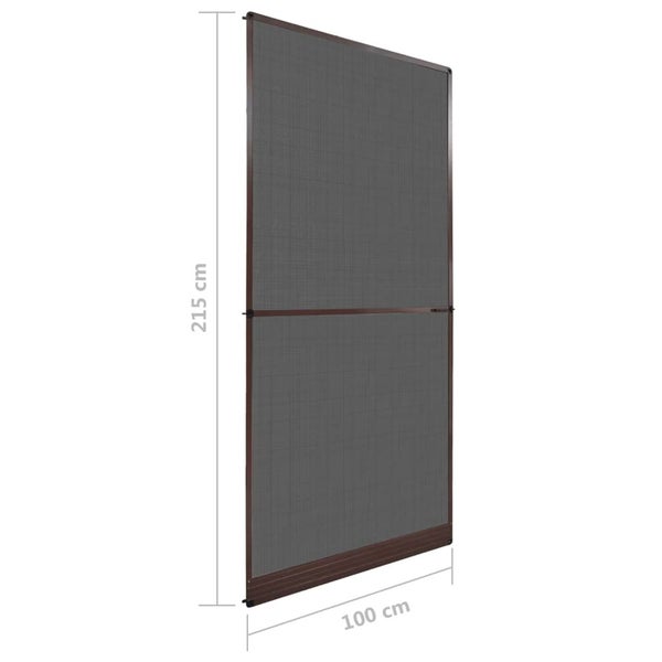 Brown Hinged Insect Screen For Doors Window Screens Carousel 2