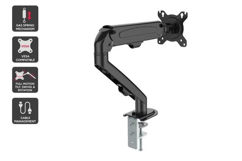 Kogan Full Motion Gas Spring Single Mount for 17"-32" Monitor Carousel 1