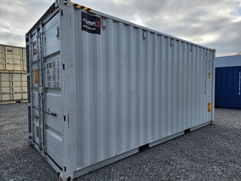 20ft High Cube Grey shipping container (Christchurch)628658273812501114