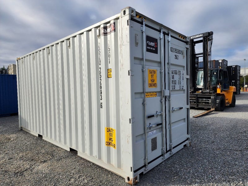 20ft High Cube Grey shipping container (Christchurch)62865827381250113