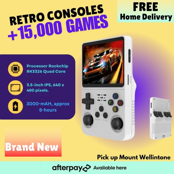 Handheld Retro Game Console 3.5 inch Pre-installed Emulator System Carousel 1