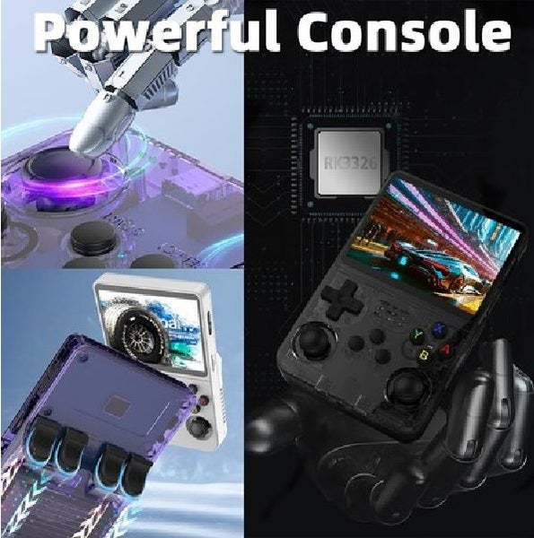 R36S Handheld Portable Retro Game Console, 3.5 Inch IPS Screen,15,000 Games64626131825153112