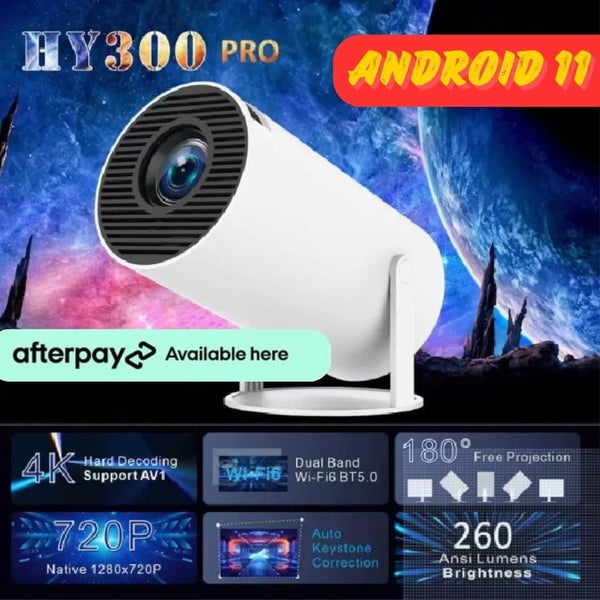 4K HY300 PRO Projector Android 11 Smart TV + M8 Retro TV Game Stick 2 Controller62952856187267111