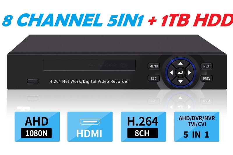 DVR recorder for CCTV Security Camera System 8 Channel Afterpay Carousel 1