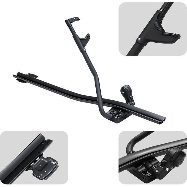 2 x Car Roof Bike Rack, Bike Carrier (Black)63779616688643111